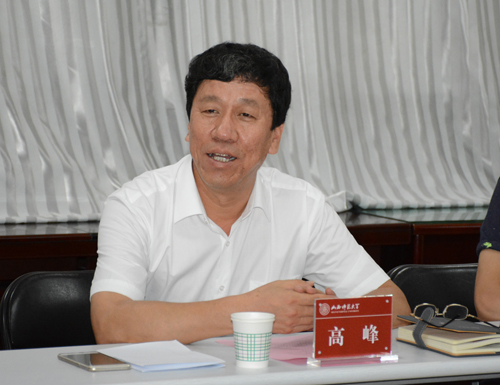 公司党委副书记高峰在座谈会上讲话